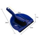 Unbreakable Virgin Plastic Dustpan with Brush, Dust Collector Pan, Supadi, Floor Brooming Dustpan for Home Cleaning, Multipurpose Dust Pan for Home & Office H17 - Image 4