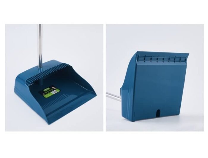 Broom and Dustpan Set Lightweight Upright Lobby Broom and Dust Pan Combo with Long Handle Outdoor Indoor for Home Kitchen Room Office H25 - Image 3