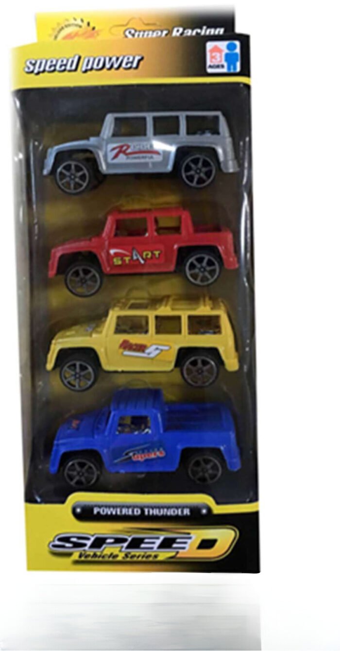 Super Racing Speed Cars Pack of 4 - B100