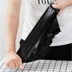 15 Heavy Duty Trash Bags, Black Garbage Bags - Pack of 15 Environmentally Friendly Garbage Bags - Image 4