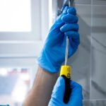 Blue Nitrile Medical Grade Gloves - BOLT - Extra Large - Image 3